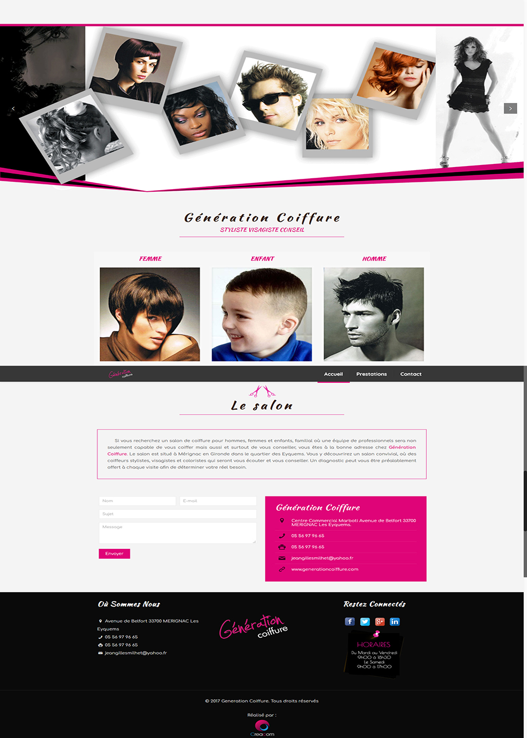 Generation coiffure